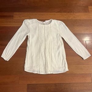 SALE! Gap Kids Ivory Boho Long Sleeve Shirt with Gorgeous Detailing. Size: XL.